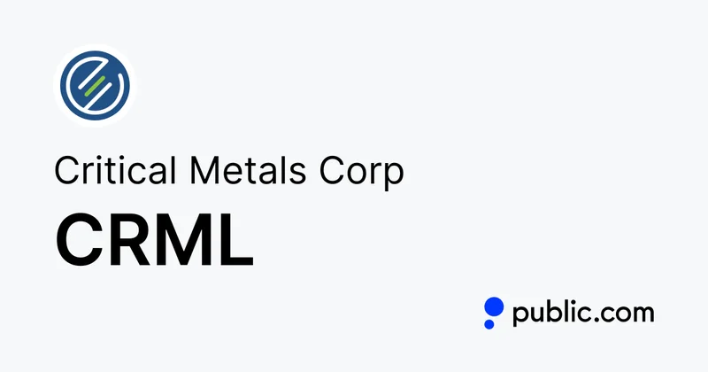 Critical Metals (CRML) Stock Surge: The Tanbreez Project News and Why It's Just the Beginning